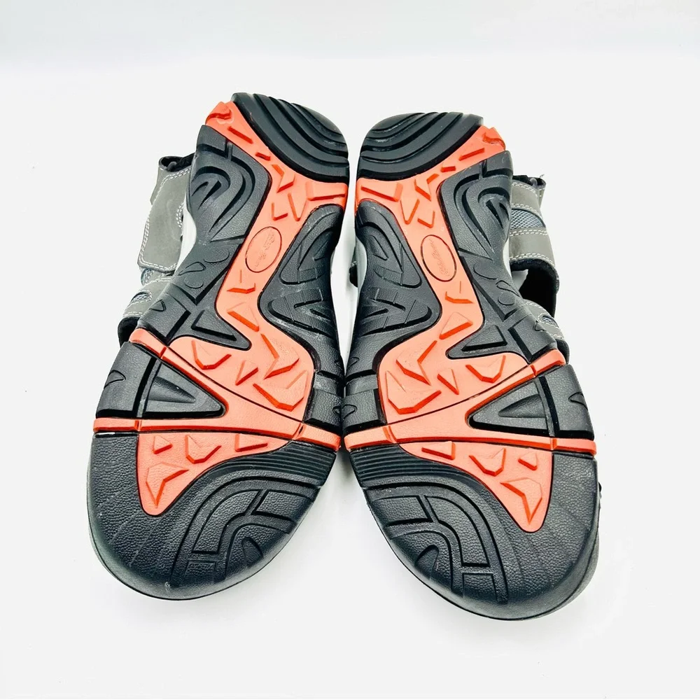 Eddie Bauer Tommy Grey Hiking Sandals Gray Black Outdoor Trail New men size 10